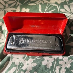 HOHNER Golden Melody 10 Holes Performance Blues/Diaton Harmonicas Mouth Organ